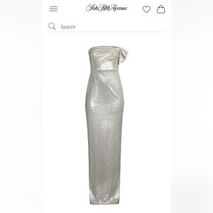 Black Halo Silver Divina Gown!